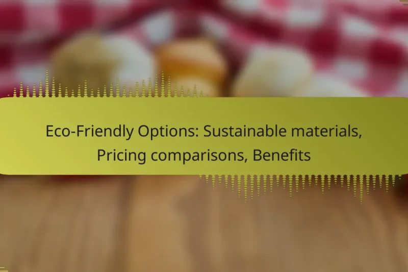 Eco-Friendly Options: Sustainable materials, Pricing comparisons, Benefits
